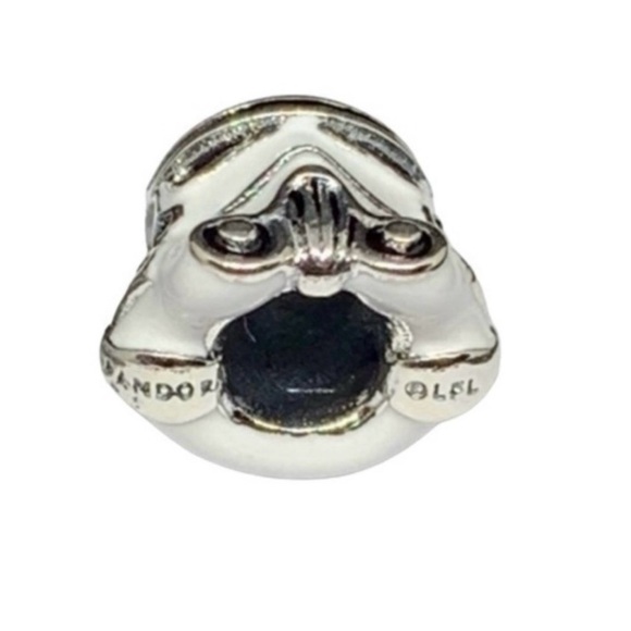 Brand New Retired Pandora × Star Wars LFL Stormtrooper Helmet Charm - Picture 3 of 16